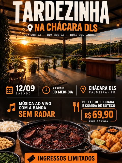 Tardezinha na Chácara DLS